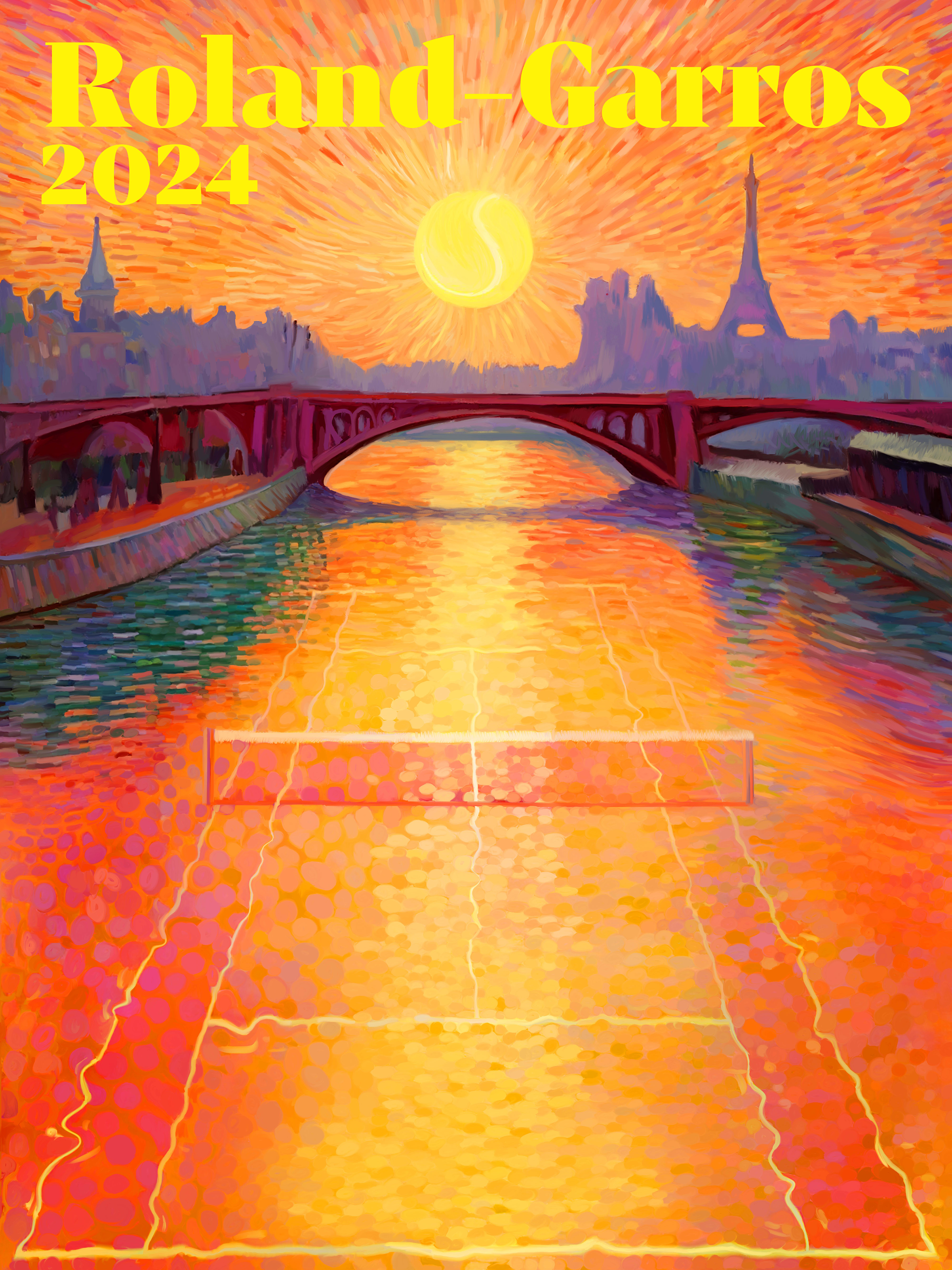 ROLAND GARROS 2015 ポスター 2024 poster: Paul Rousteau brings